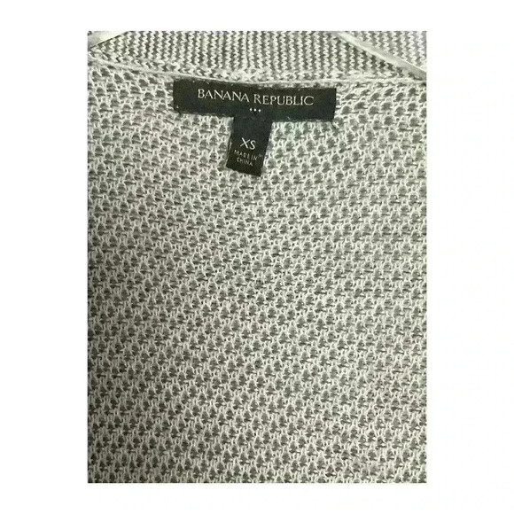 Banana Republic Women's Gray Waterfall Cardigan SIZE-XS - Picture 2 of 4